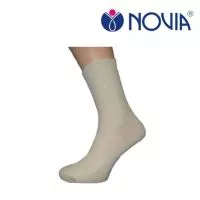 Dámské ponožky Novia Klasik, 100% bavlna, vel.24-25 - bílá