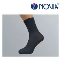 Pánské ponožky Novia Medic, 100% bavlna, vel. 31-32 | černá, tmavě modrá, tmavě šedá, hnědá