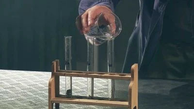 Hydrogen gas test tubes